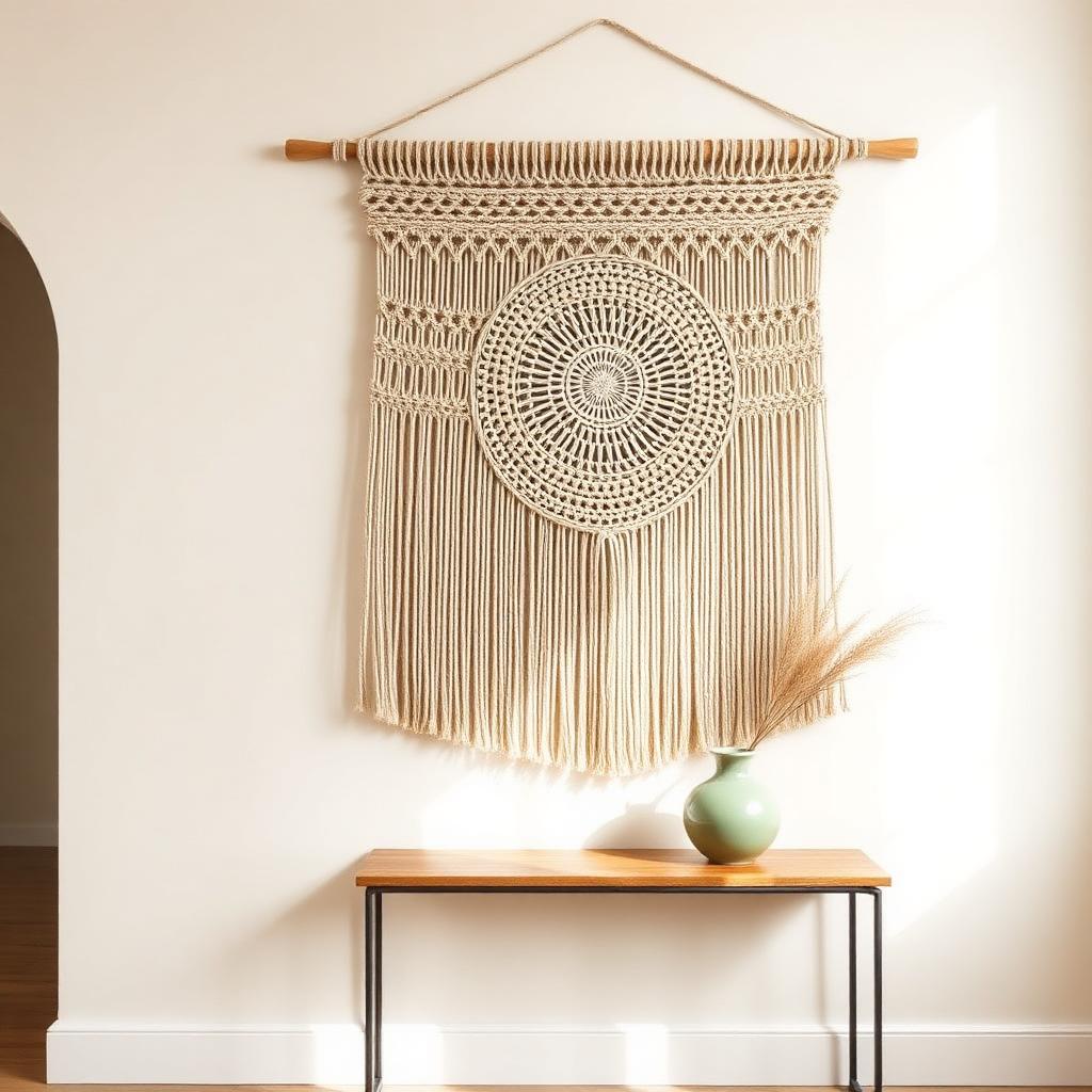 Macramé wall decor