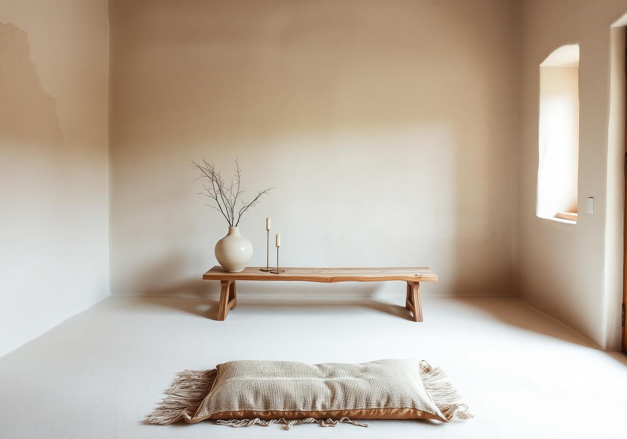 Wabi-Sabi minimalist interior